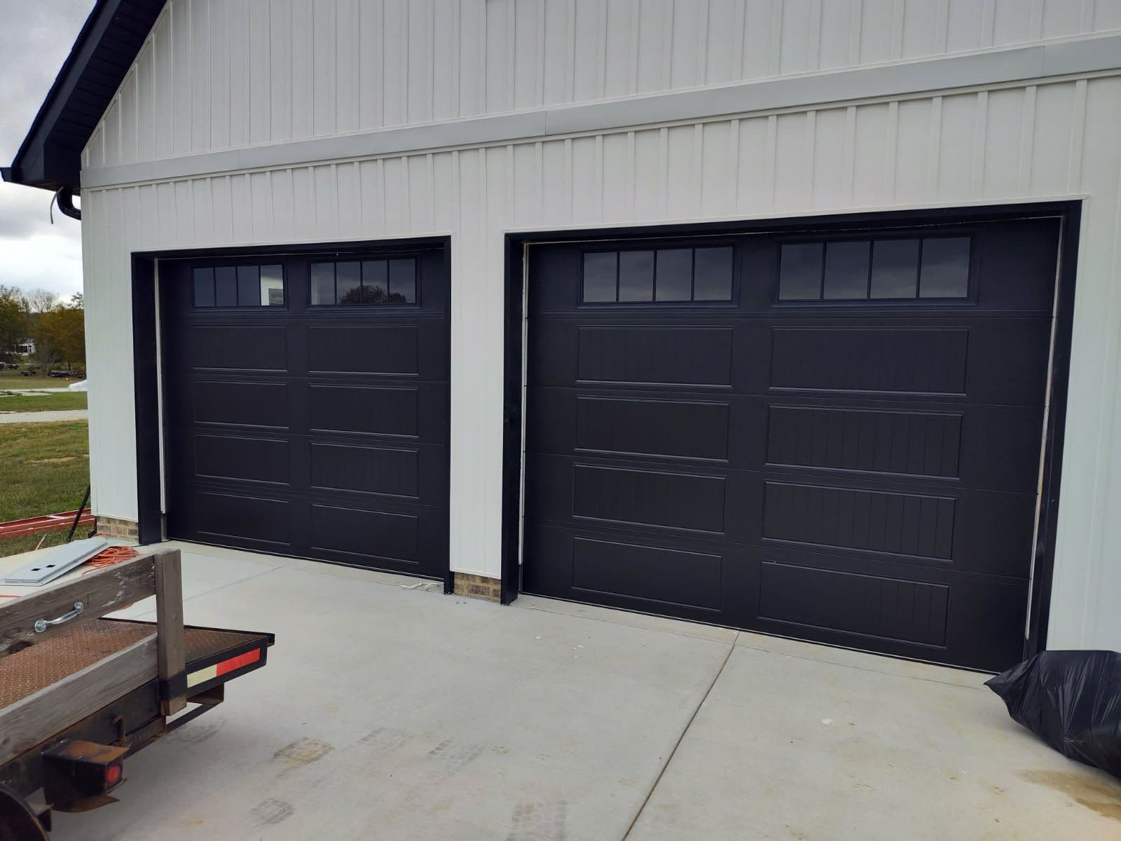 Project Chic Black Garage Doors Installed in Hillsboro image